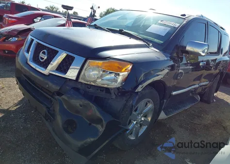 2011 Nissan Armada Platinum from USA, damaged, VIN 5N1BA0NC4BN609912